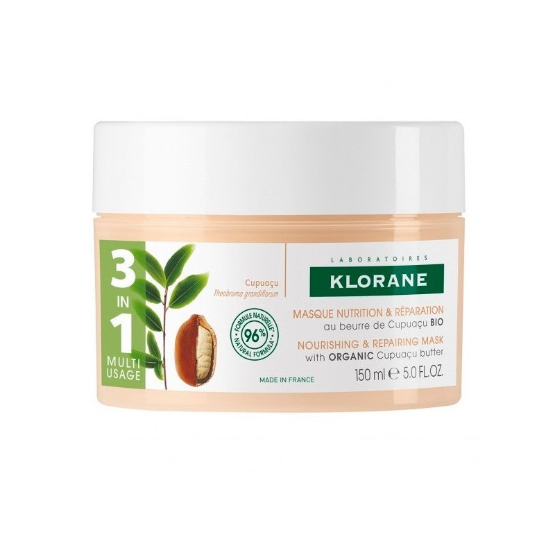 Klorane mascarilla 3 en 1 cupuaçu 150ml Klorane - 1