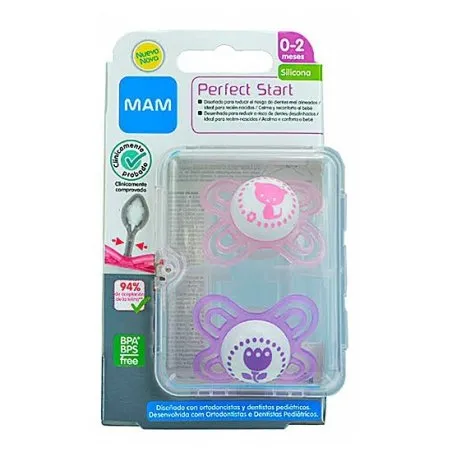 Mam baby chupete rosa perfect start 0-2m Magion - 1