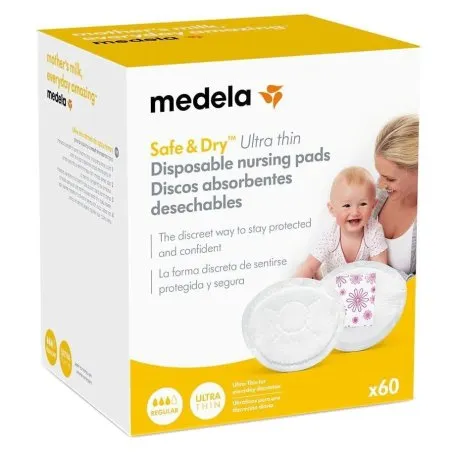Medela safe&dry discos absorbentes desechables 60u Medela - 1