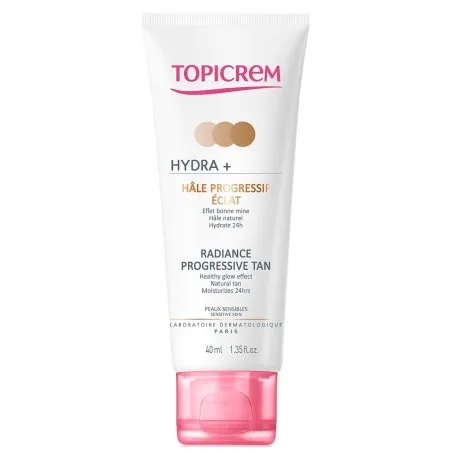 Topicrem Hidra+ bronceado progresivo 40ml Topicrem - 1