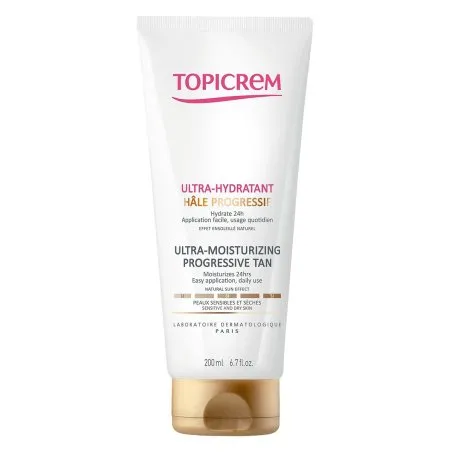 Topicrem ultra-hidratante bronceado progresivo 200ml Topicrem - 1