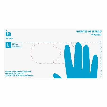Interapothek Guantes nitrilo s/po T/L 100und Interapothek - 1