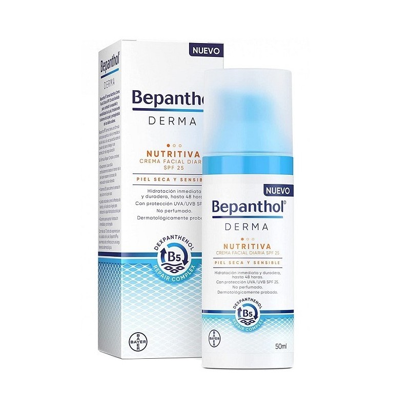 Bepanthol derma nutritiva crema facial spf25 50ml Bepanthol - 1