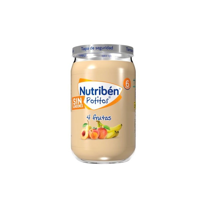 Nutribén Potitos 4 frutas 235g Nutriben - 1