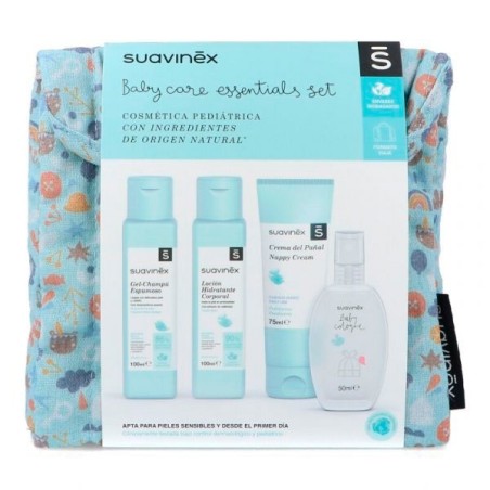 Suavinex Baby Care Essential set de viaje tela azul Suavinex - 1