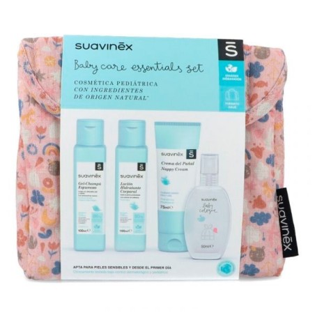 Suavinex Baby Care Essential set de viaje tela rosa Suavinex - 1