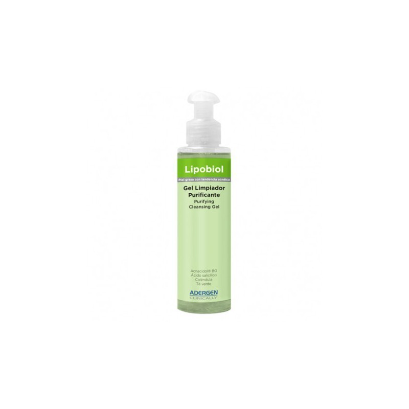ADERGEN LIPO BIOL GEL LIMPIADOR PARA PIEL GRASA Y ACNEICA 200ml Adergen - 1