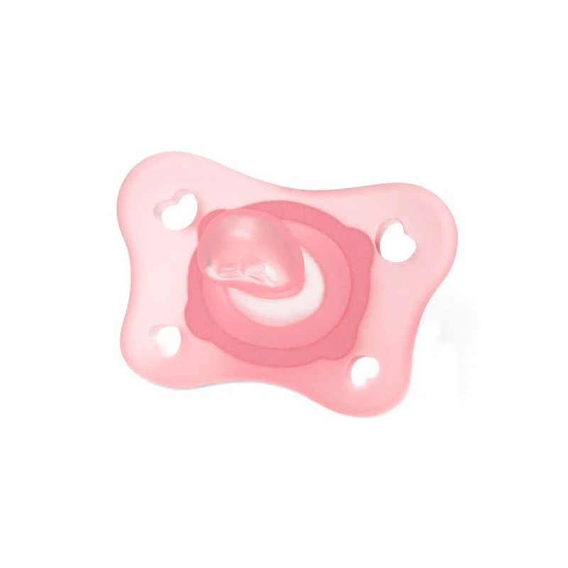 Chicco mini Soft 0-2 m chupete physioforma rosa Chicco - 1