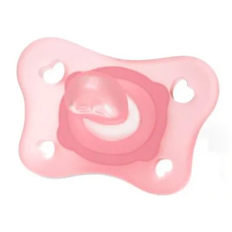 Chicco mini Soft 0-2 m chupete physioforma rosa Chicco - 1