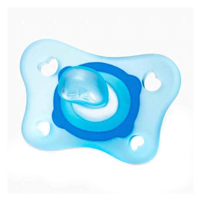 Chicco mini Soft 0-2 m chupete physioforma azul Chicco - 1