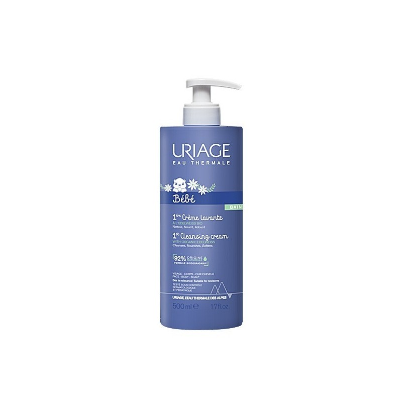 Uriage Bebe Crema Lavante sin jabón 500ml Uriage - 1
