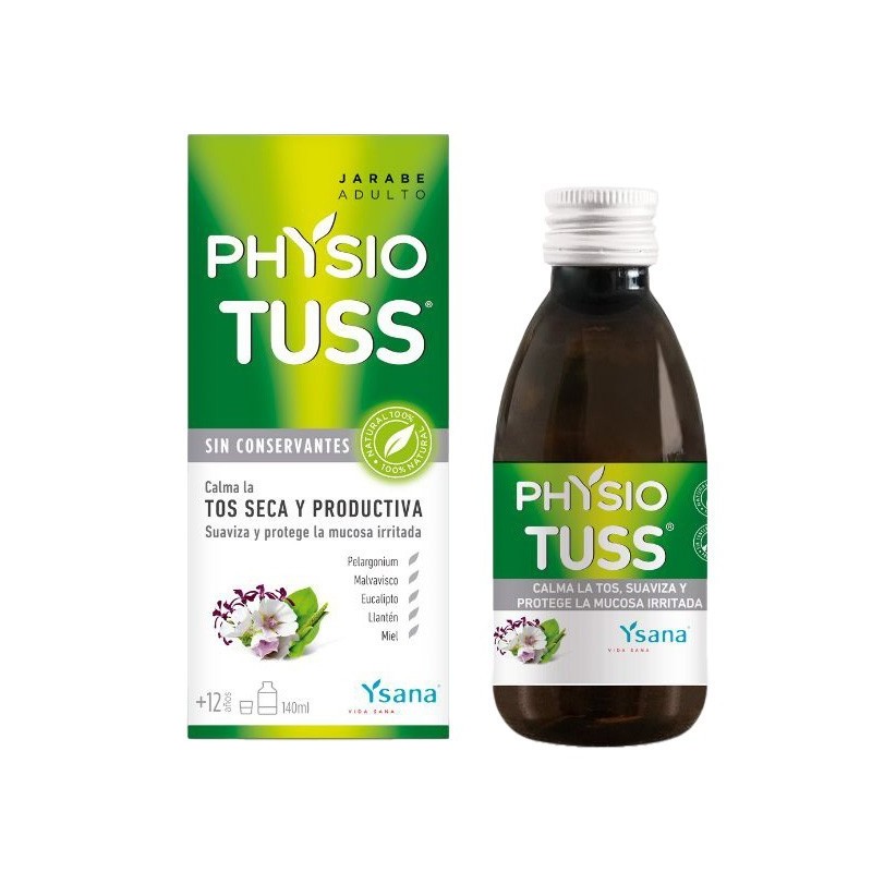 Ysana Physiotuss jarabe adulto 140ml Viscotears - 1