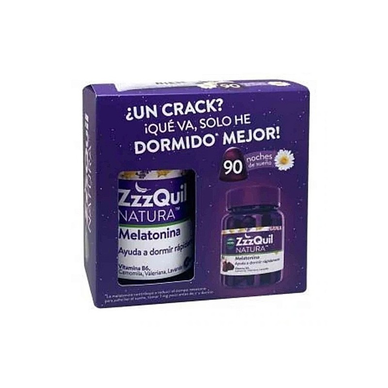 Vicks ZzzQuil Natura Melatonina 90u Vicks - 1