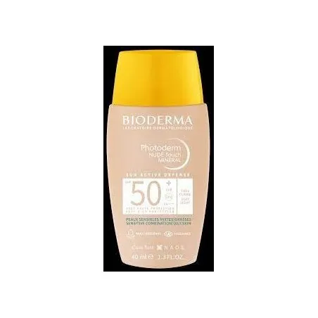 Bioderma photoderm nude 50+ color dorado 40ml Bioderma - 1