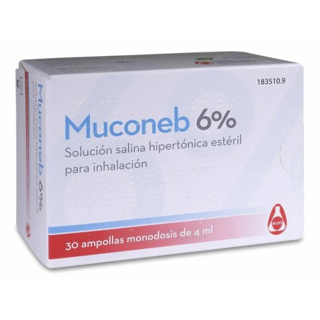Muconeb 6% solucion salina 4 ml x 30 mondos | Parafarmacia online