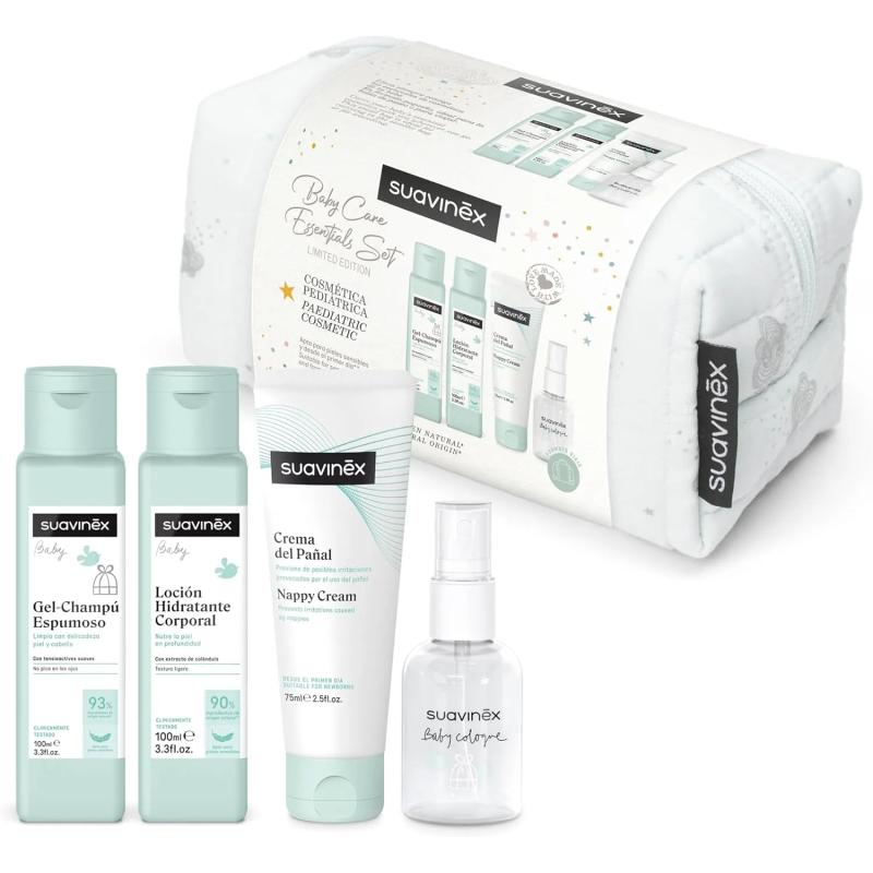 Suavinex Baby Care Essential set de viaje tela azul Suavinex