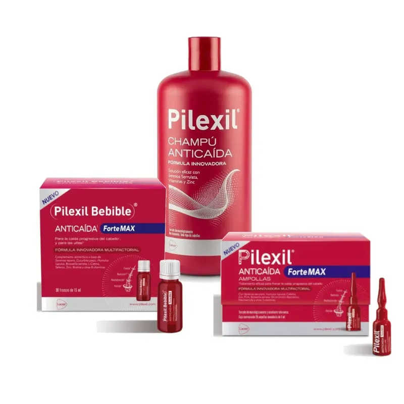 Tratamiento Integral Pilexil Fortemax – Pack Pilexil - 1