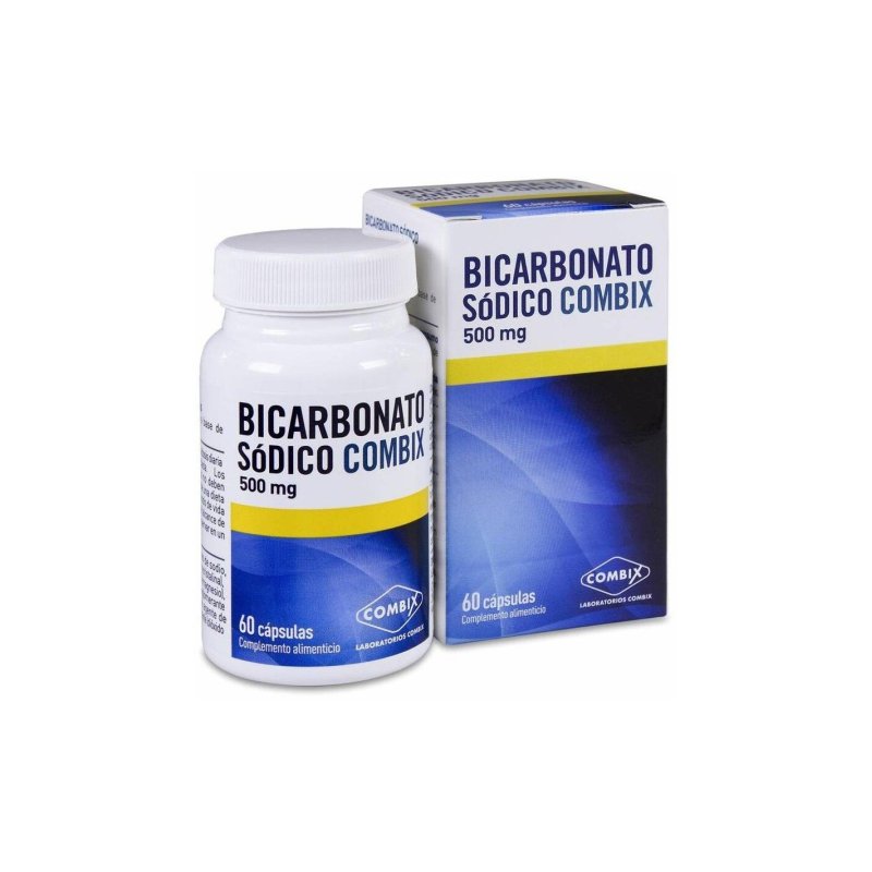 Bicarbonato combix 500 mg 60 cápsulas