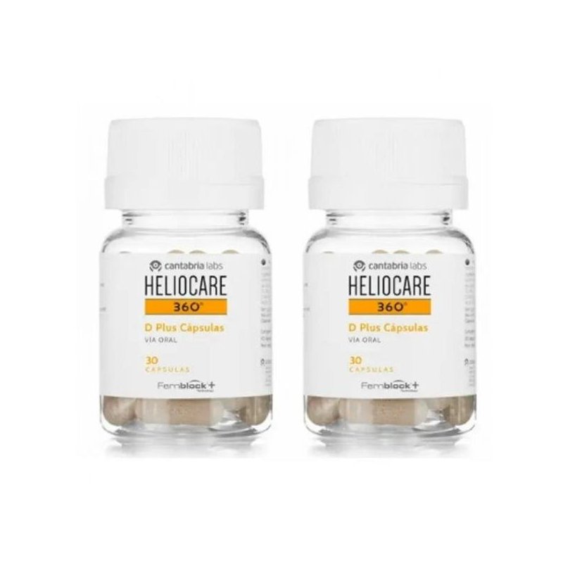 Heliocare 360 D Plus Duplo 2 x 30 Cápsulas