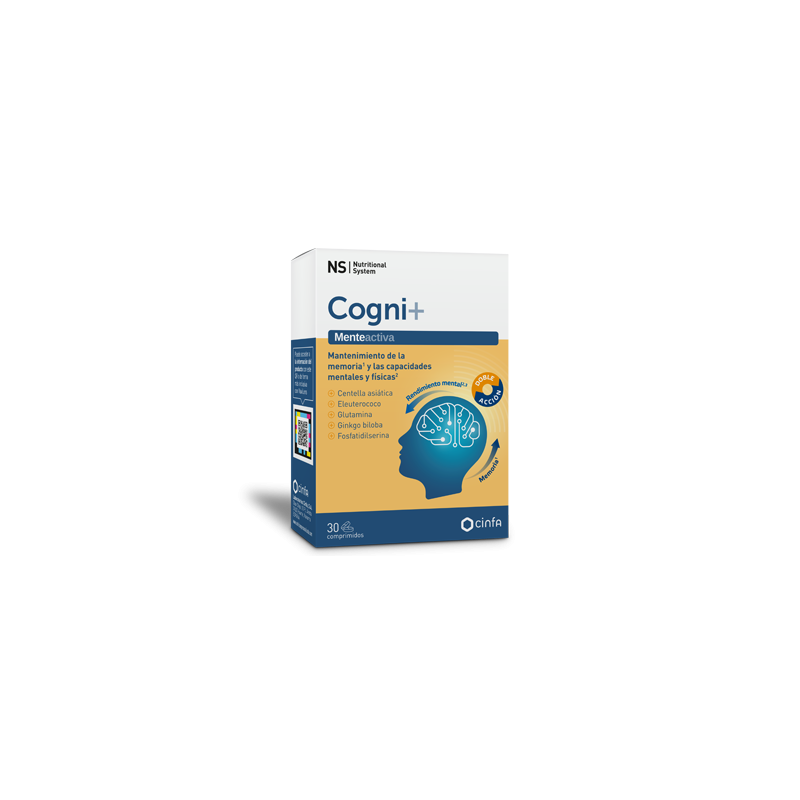 NS Menteactiva Cogni+ 30 comprimidos | Memoria y concentración