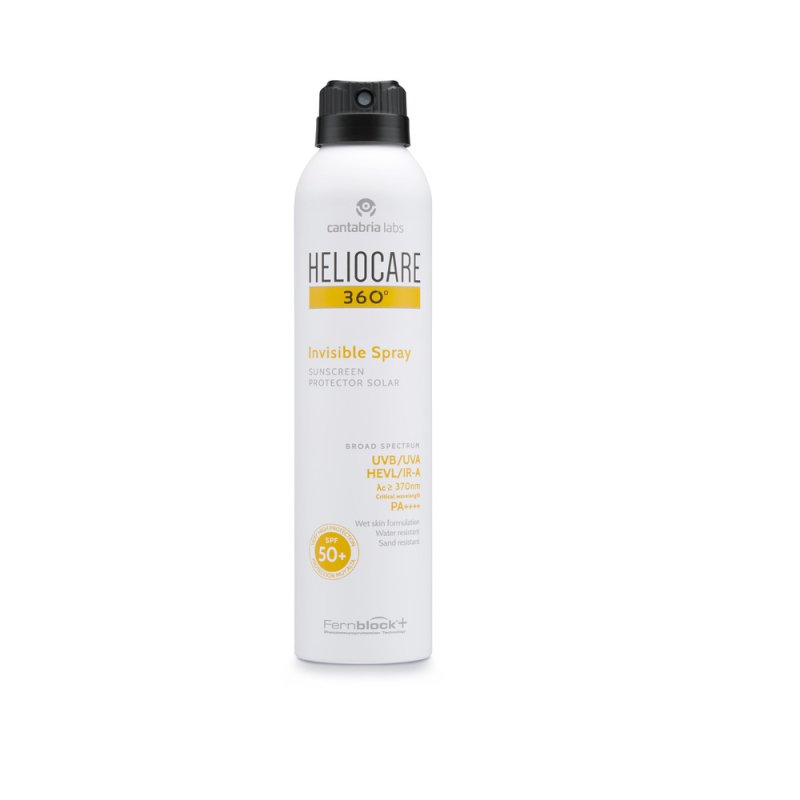 Heliocare 360 Invisible Spray SPF 50+ 200 ml protector solar corporal transparente