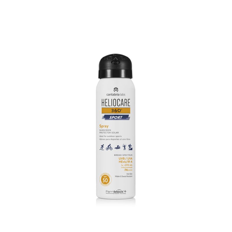 Heliocare 360 Sport Spray SPF 50 100 ml protector solar corporal para deporte