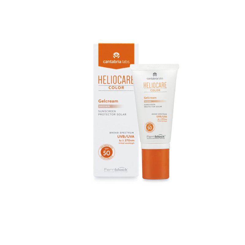 Heliocare Color Gelcream SPF 50 Brown 50 ml fotoprotector con color y cobertura alta - imagen 2
