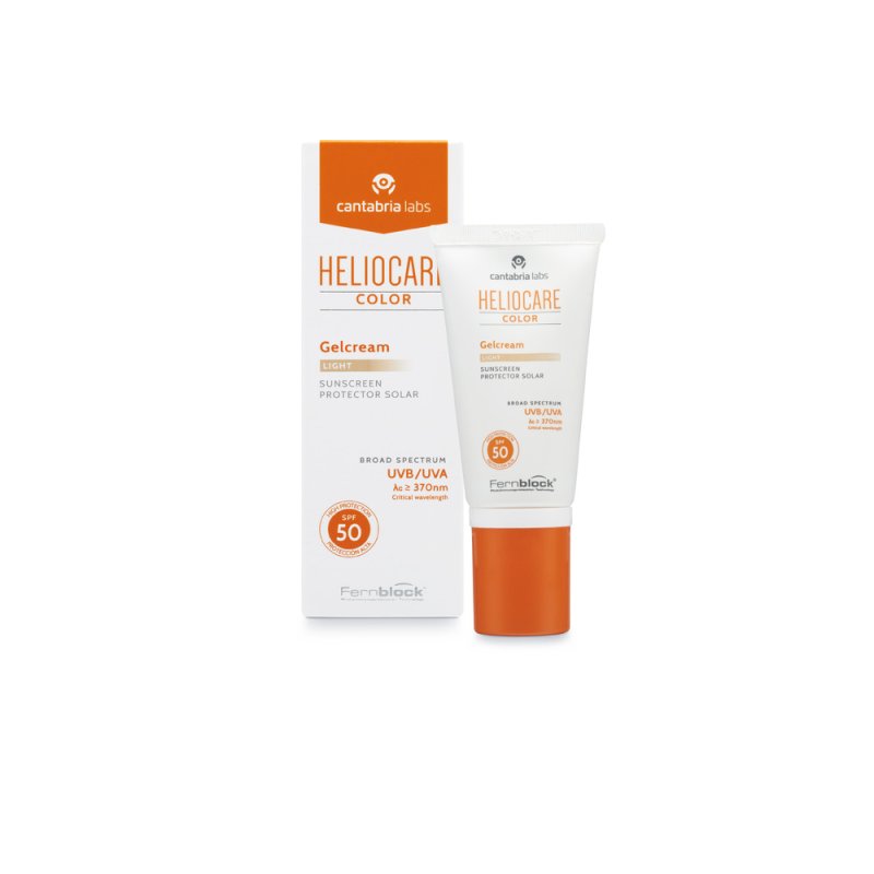 Heliocare Color Gelcream SPF 50 Light 50 ml fotoprotector facial con color - imagen 2