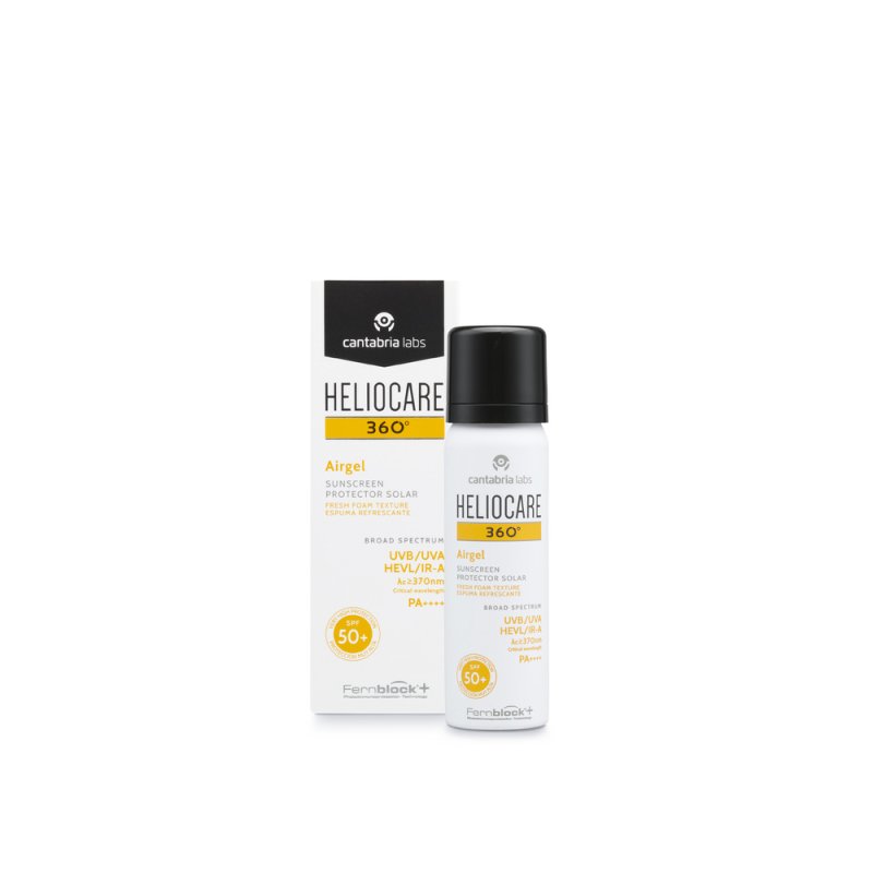Heliocare 360 Airgel SPF 50 60 ml fotoprotector corporal en espuma - imagen 2