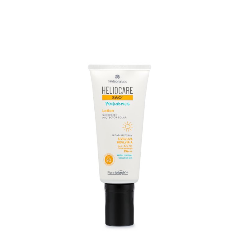Heliocare 360 Pediatrics Lotion SPF 50 200 ml loción solar infantil para cara y cuerpo