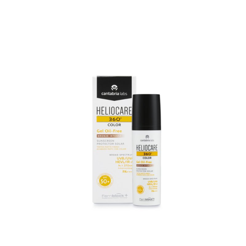 Heliocare 360 Color Gel Oil-Free SPF 50+ Bronze Intense 50 ml con color - imagen 2