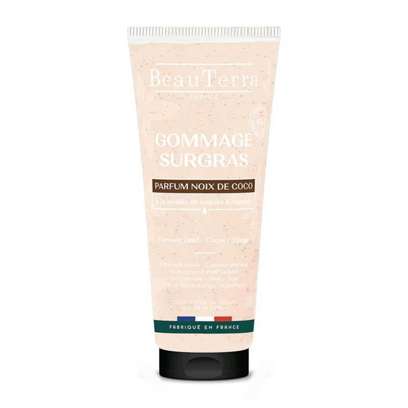 Beauterra Exfoliante de Coco 200 ml para rostro y cuerpo