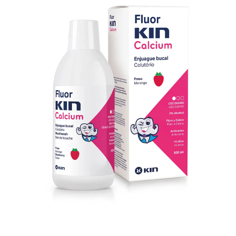 FluorKIN Calcium Enjuague Bucal 500 ml