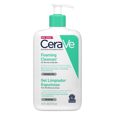 Cerave gel limpiador espumoso 473 ml. Cerave - 1