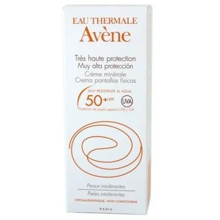 Avene solar 50+ pantalla f&iacute;sica 50ml Avene - 1