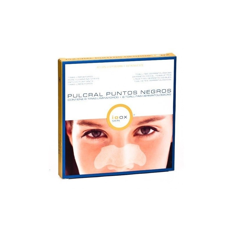 Ioox pulcral puntos negros 6 tiras + toallitas Ioox - 1
