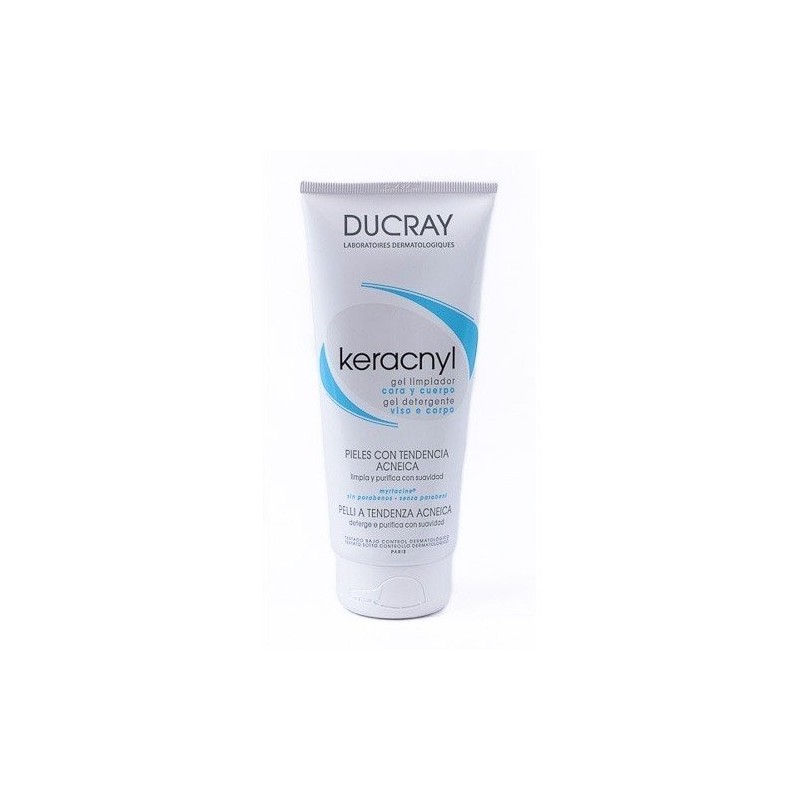 Ducray keracnyl gel limpiad. acne 200 ml Ducray - 1