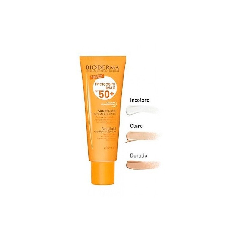 Bioderma photoderm max 50+ aquafluido sin color 40ml Bioderma - 1