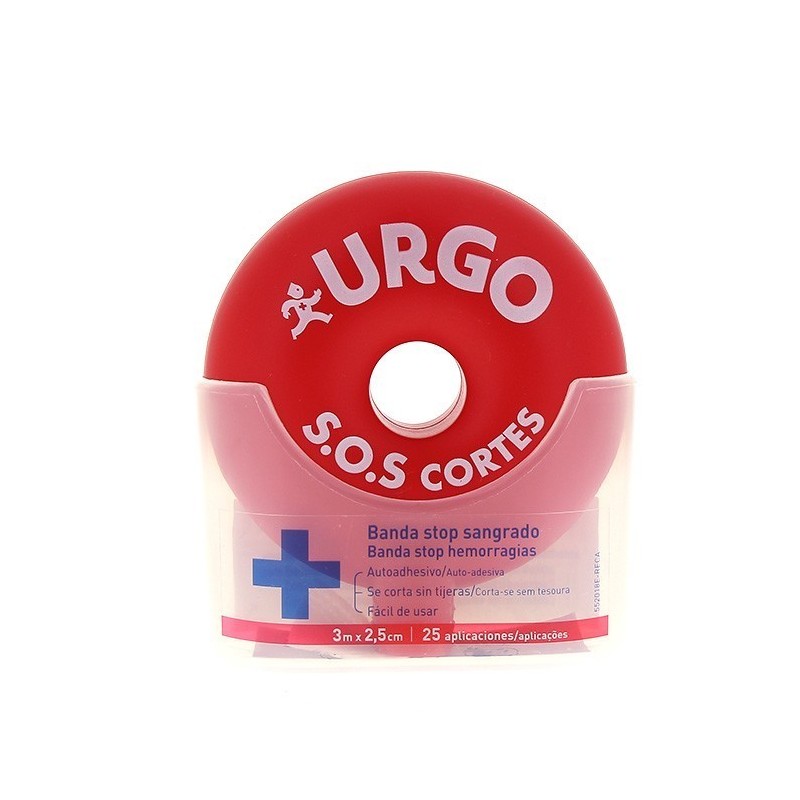 Urgo sos cortes banda adhesiv 3m x 2,5cm Urgo - 1