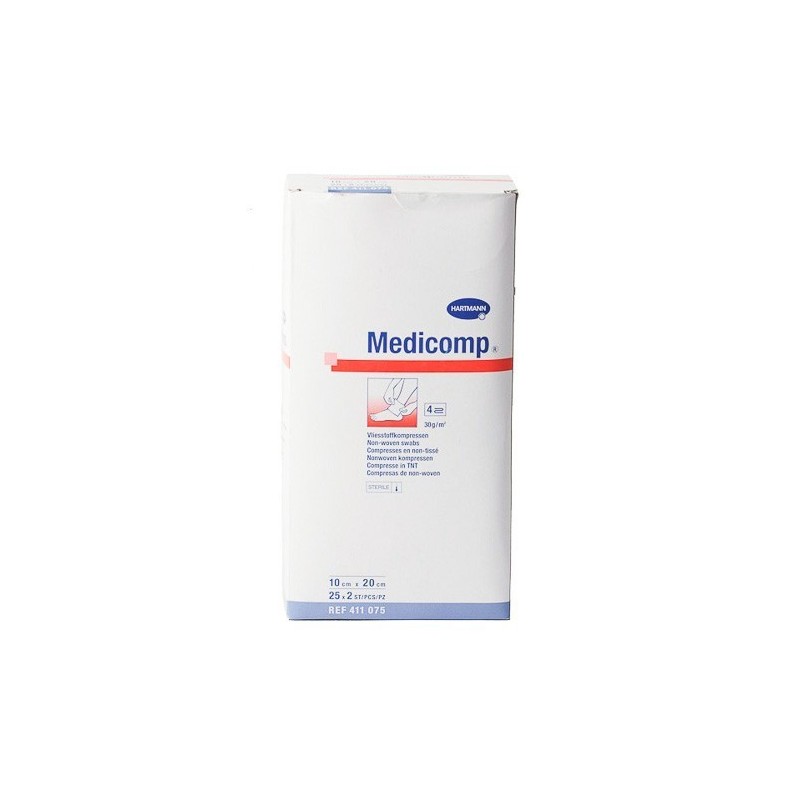 Medicomp esteril gasa 10x20 cm 50 uds Medicomp - 1