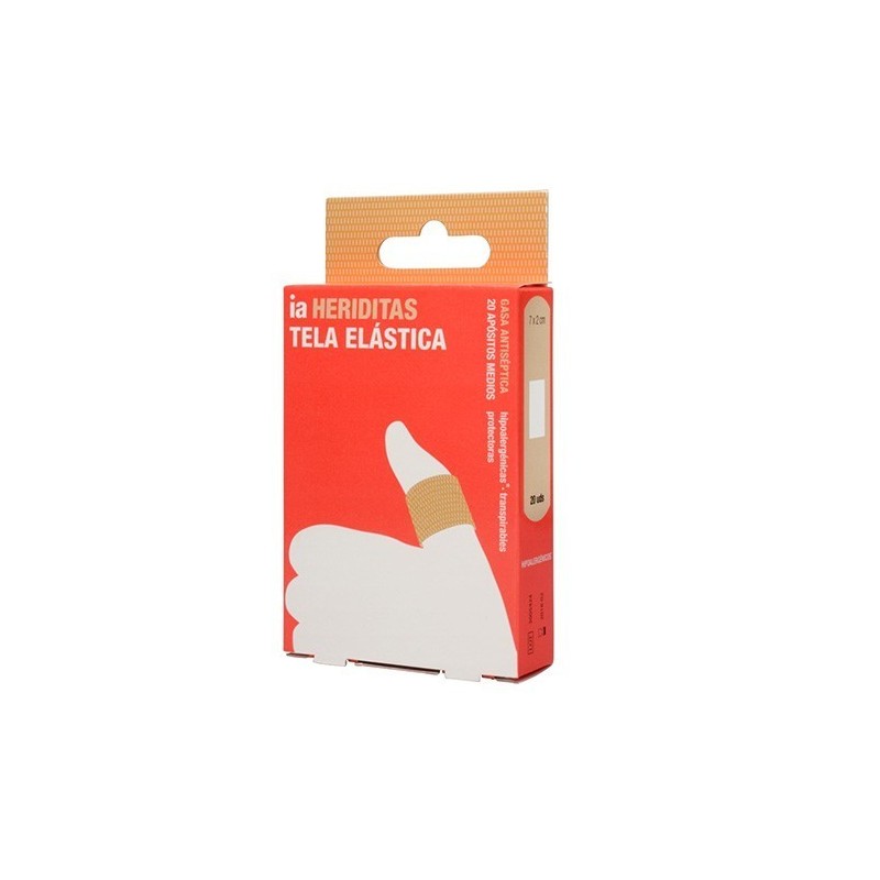 Interapothek apósitos tela algodón 7x2cm 20uds Interapothek - 1