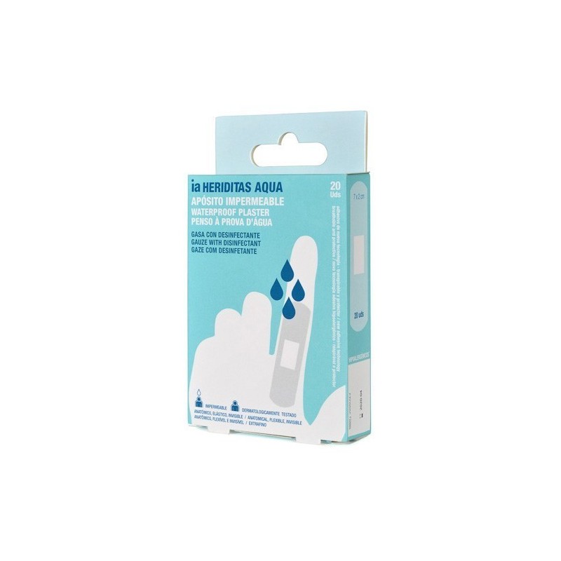 Interapothek apósitos aqua 7x2cm 20uds Interapothek - 1