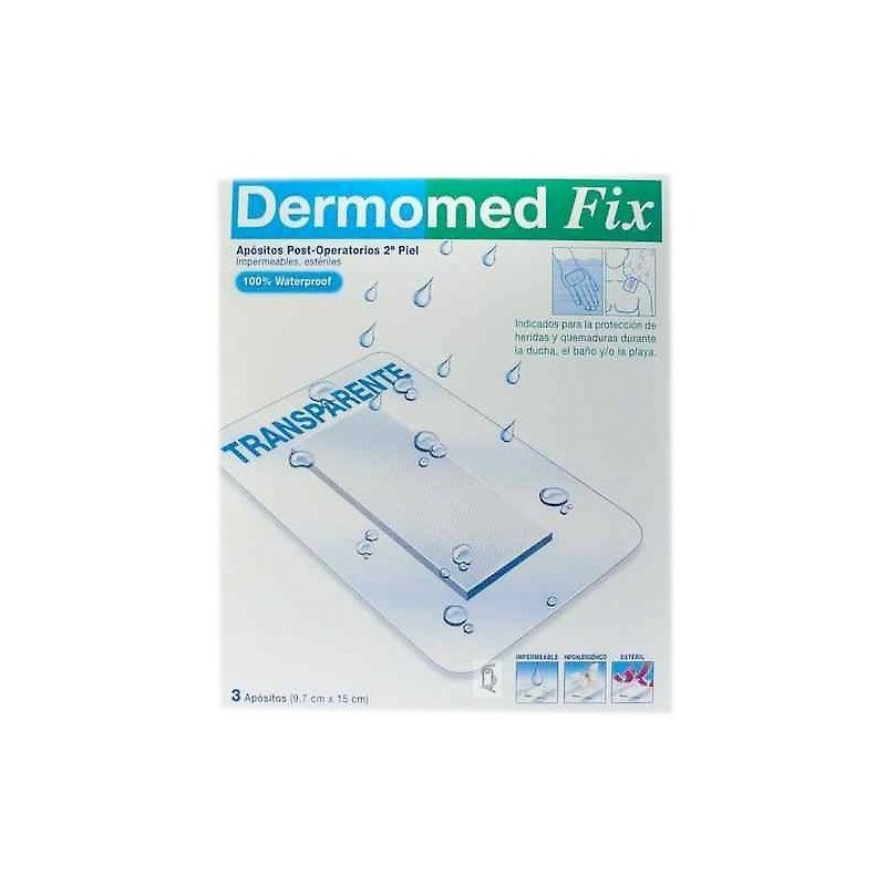 Dermomed fix 2ª piel 7,5x10cm 4 apósitos Dermomed - 1