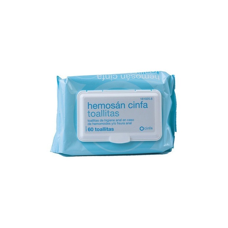 Hemosan cinfa hemorroides 60 toallitas Hemosan - 1