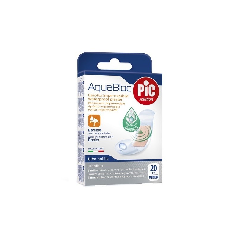 Pic aquabloc bactericida adhesivo 22,5mm 20uds Pic - 1