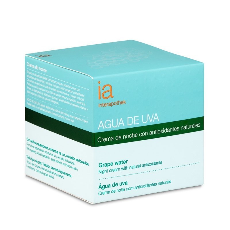 Interapothek crema de noche agua de uva 50ml Interapothek - 1