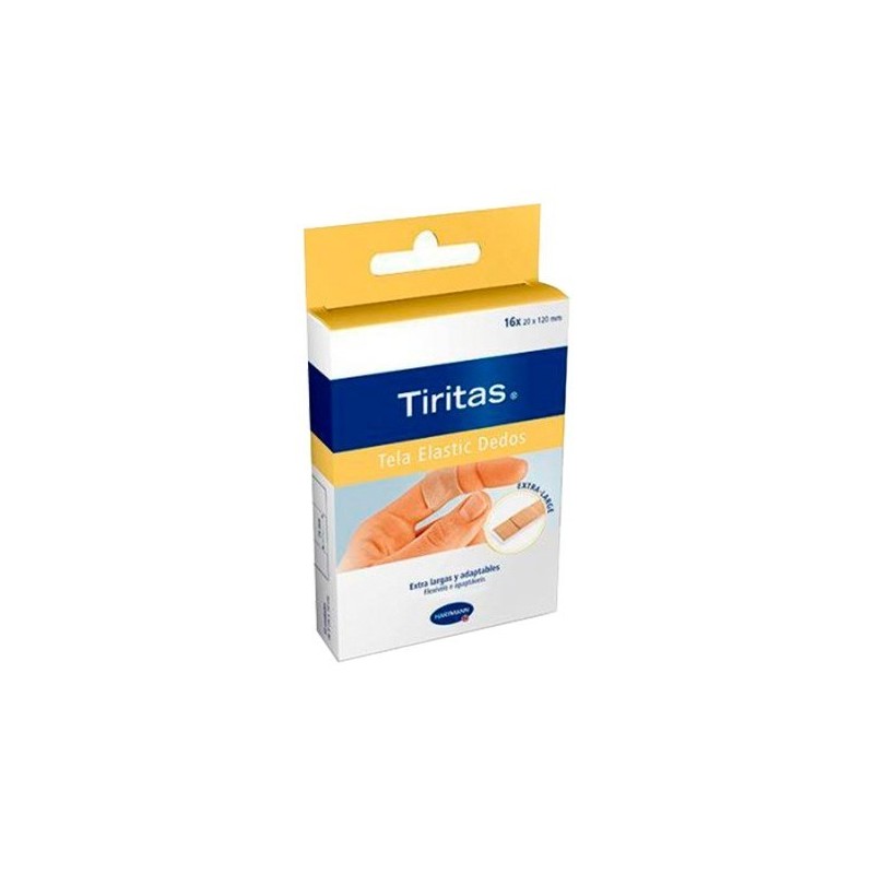 Hartmann tiritas dedos extra larga 16uds Hartmann - 1