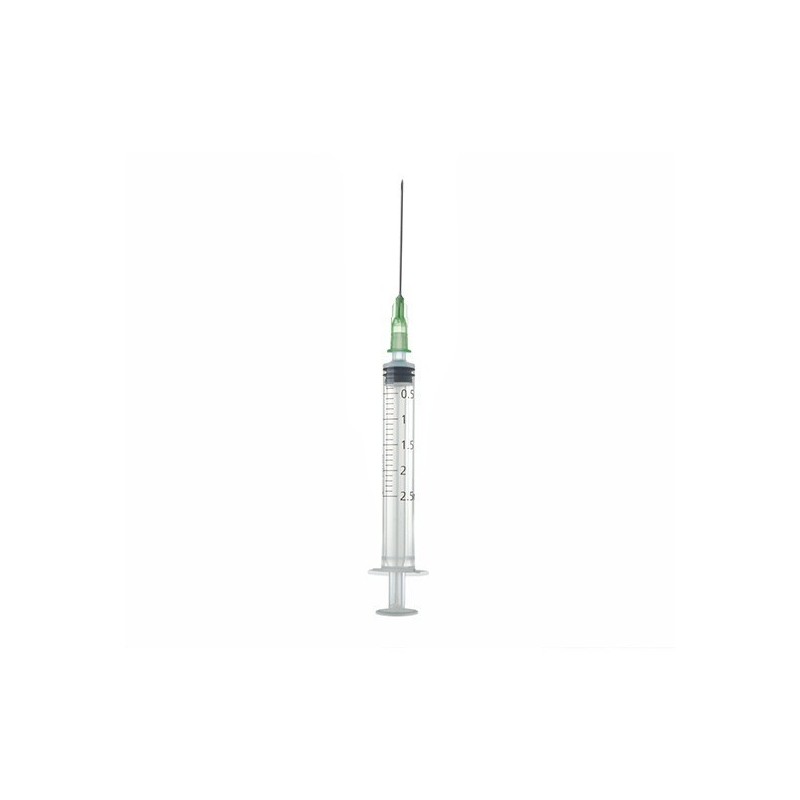 Jeringa ico 3 cuerpos plus 3 2,5 cm 40/8 Novico - 1