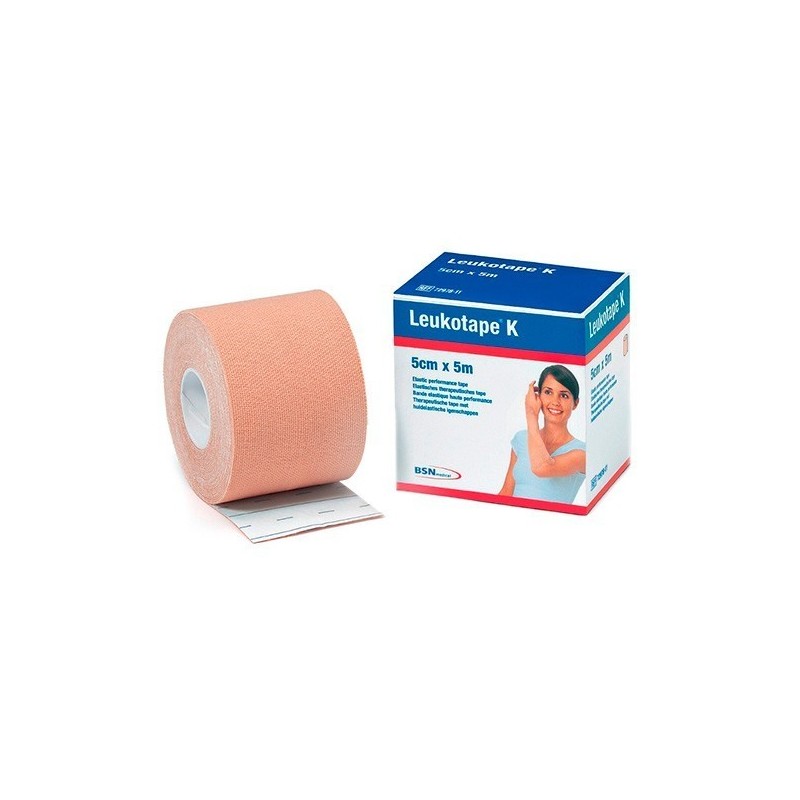 Leukotape k rosa claro 5 cm x 5 cm Leukotape - 1
