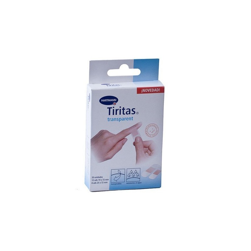 Tiritas transparentes 20 uds Hartmann - 1